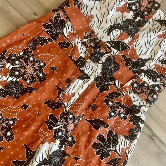 HOUSE OF HARLOW 1960 SHORTS BELTED ROMPER Sz 6 BOHO CHIC AESTHETIC TRENDY BEACHY - Picture 3 of 16